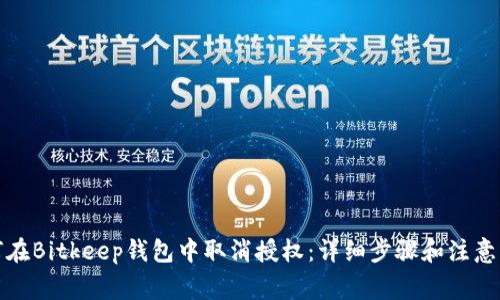 如何在Bitkeep钱包中取消授权：详细步骤和注意事项