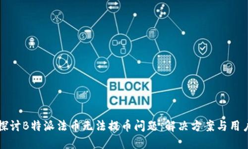 深入探讨B特派法币无法提币问题:解决方案与用户指南